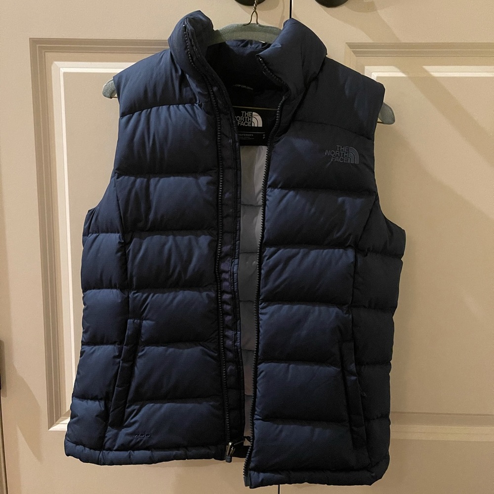 Navy NorthFace Vest - Size S
